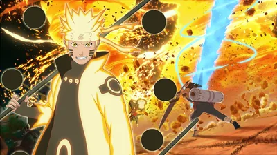 Sage of Six Paths in Golden Chakra HD Wallpaper