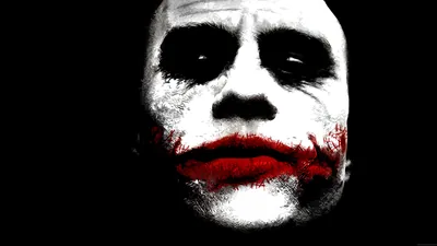 Smeared Makeup Joker Face Close-Up HD Wallpaper