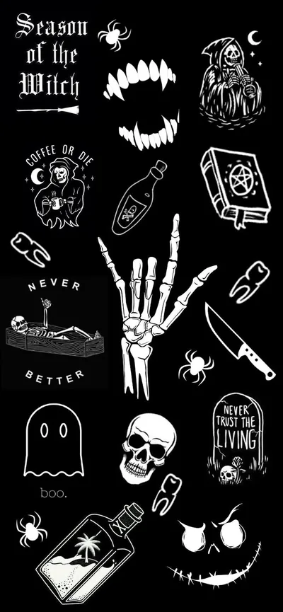Dark Halloween iPhone Wallpapers