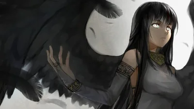 Anime Dark Angel Girl Wallpaper
