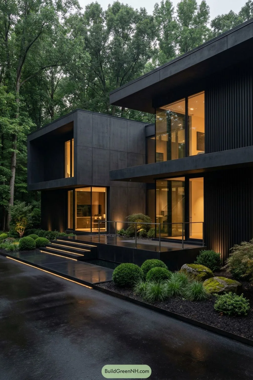 Modern Black Mansions That Redefine Luxury