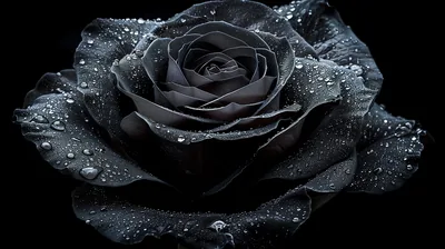 Black Rose Wallpaper Beautiful Aesthetic Visual Desktop Background HD
