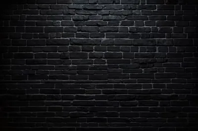 Black Brick Wall Lit From Above HD Wallpaper