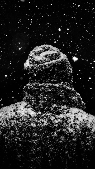 iPhone True Black Winter Wallpapers