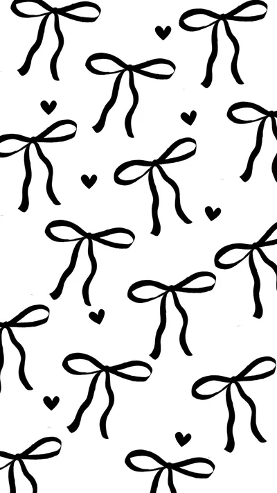 Bow and hearts