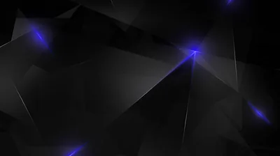 Blue Polygon Wallpaper Hd