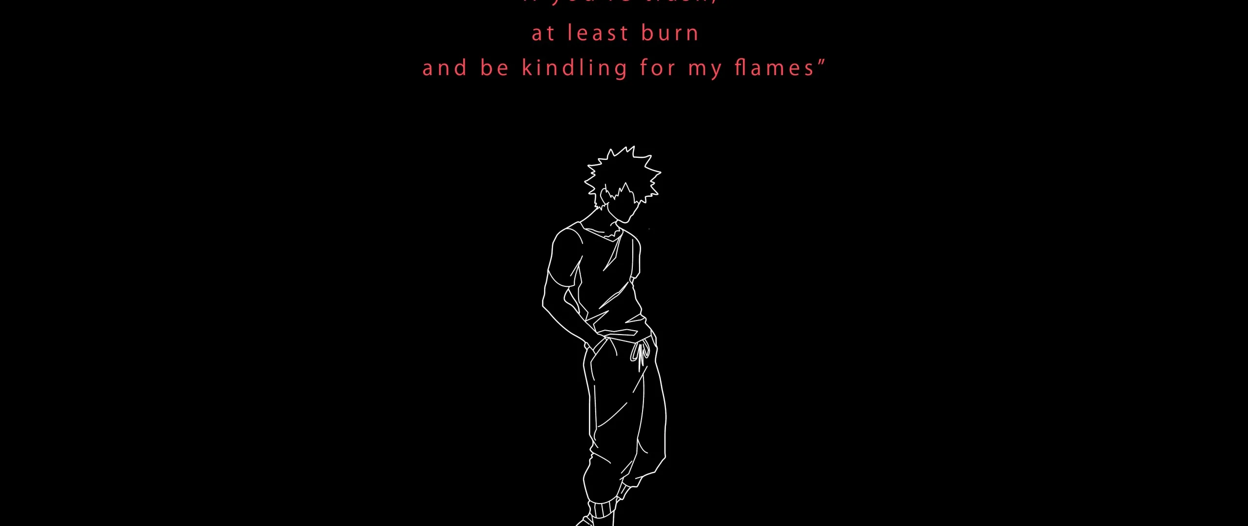 Dabi quotes Wallpaper 4K, Minimalist, My Hero Academia
