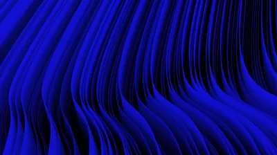 Cobalt Blue 3D Ribbed Curtain HD Wallpaper