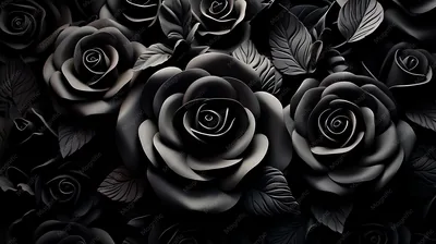 Black Rose Garden Wallpapers