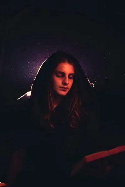 Girl At Black Wallpapers Girl Black Background Images