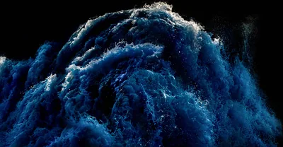 Waves Wallpaper 4K, Deep blue, Ocean, Storm, Coastal