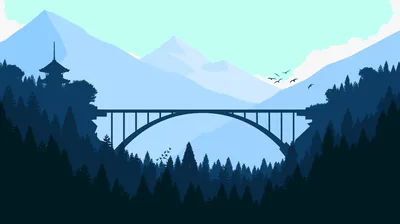 Minimalist Forest Wallpapers