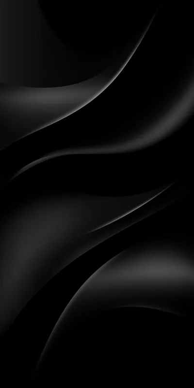 Smooth Black Silk Folds HD Phone Wallpaper