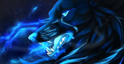 Black Cool Wolf Wallpaper and Background