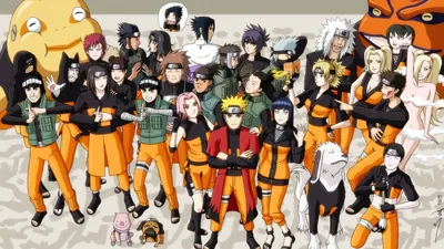Whole Ninja Cast in Orange Jumpsuits HD Wallpaper