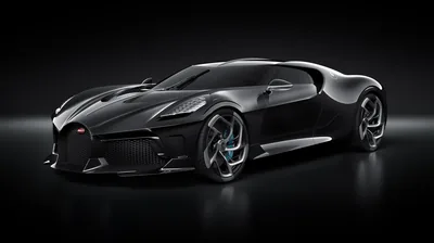 La Voiture Noire on a Black Studio Floor HD Wallpaper