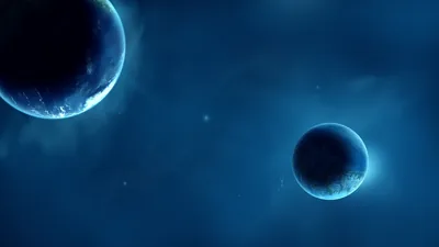 Blue Planets Hd Desktop