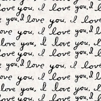 Love Write Black Wallpaper