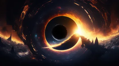 Black Hole Wallpaper 1080p