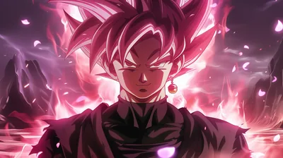 Petals Drifting Past a Rosé Saiyan HD Wallpaper