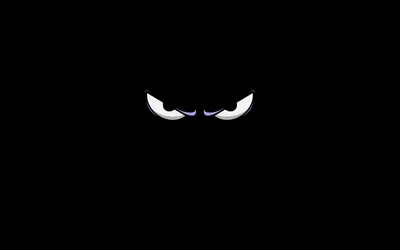 Angry Eyes in the Dark HD Wallpaper