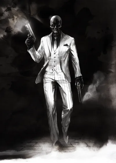 Black mask wallpaper HD Wallpaper