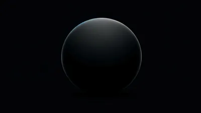 Resolution Black Sphere 4K Resolution Wallpaper