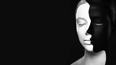 Face Black And White Wallpaper