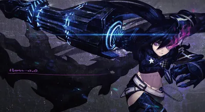 Desktop wallpaper Anime, Black Rock Shooter 4K for PC