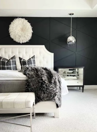Black Bedroom Walls