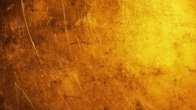 Scratched Gold Metal Plate HD Wallpaper