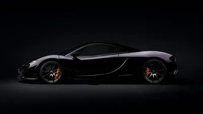 McLaren P1 Side Profile in Black HD Wallpaper