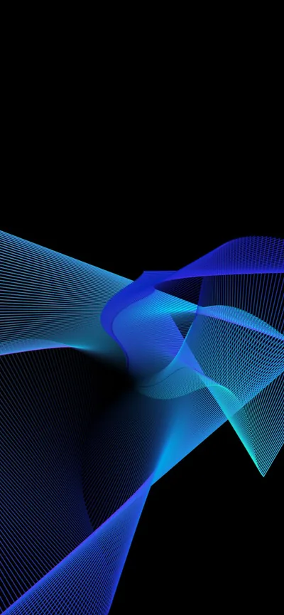 Colorful abstract iPhone wallpapers in a sea of black