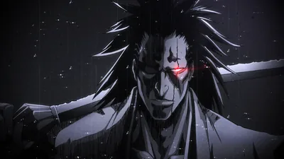 Kenpachi Zaraki in the Rain HD Wallpaper