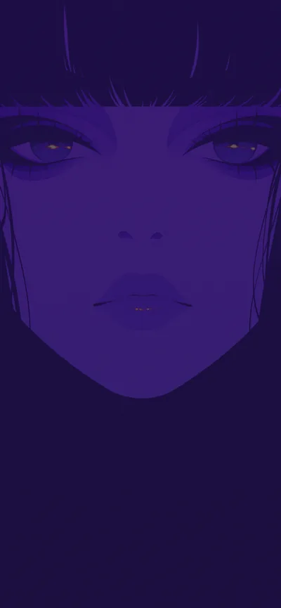 Purple Neon Anime Girl Art Wallpapers Beautiful Girl Wallpapers