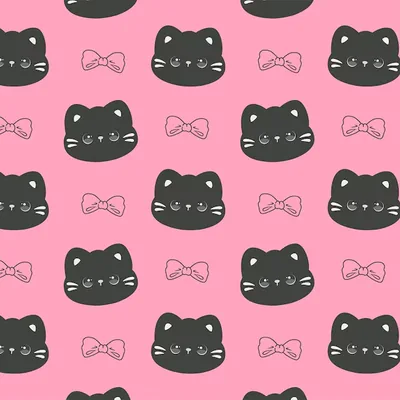 Cute Pink And Black Wallpaper