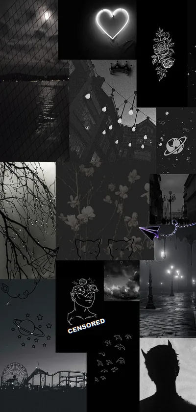 Black Aesthetic Mobile Wallpaper