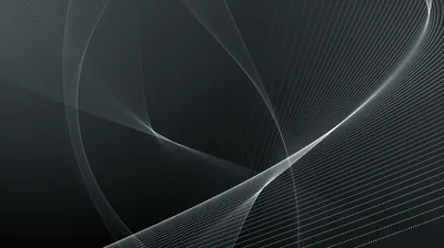 Grey Line Curves on Dark HD Wallpaper