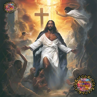 Black Jesus Full HD Wallpaper