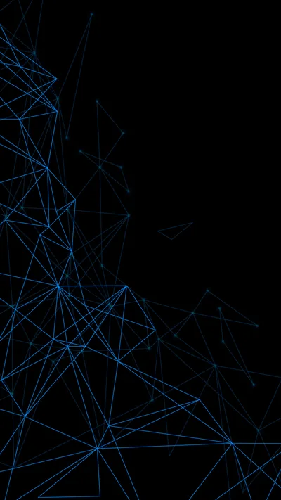 Image A Vibrant Blue Amoled Display Glowing In The Dark Wallpaper