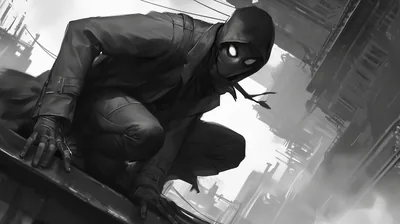 Resolution Spider Man Noir HD Marvel Monochrome 1440P
