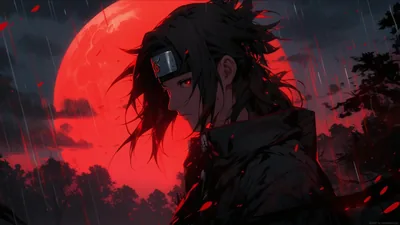 Dark Red Anime Wallpapers 4k, HD Backgrounds
