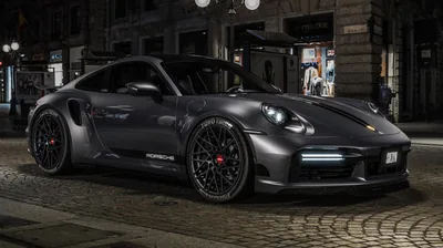 Porsche 911 Turbo S on Cobblestones HD Wallpaper