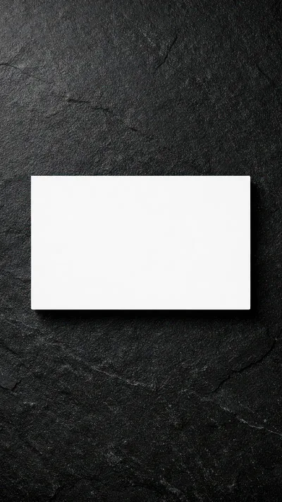 White Card on Black Slate HD Phone Wallpaper