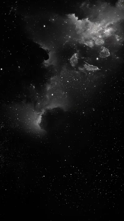 Quad Hd dark universe wallpaper for iPhone 15 Pro Titanium Black