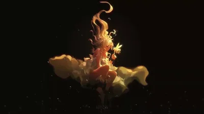 Dark Light Anime Girl Live Wallpaper