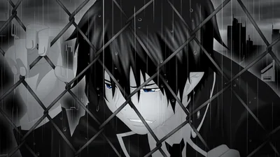 Anime Boy Sad HD Desktop Wallpaper