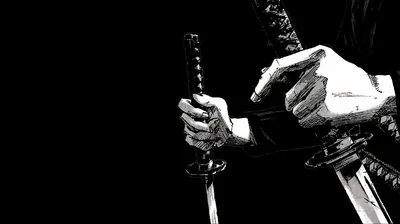 Gloved Hands Drawing Two Swords HD Wallpaper