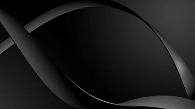 Smooth Grey Ribbon Crossing a Dark Field HD Wallpaper