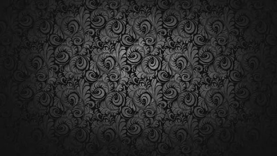 Grey Damask Pattern with Vignette HD Wallpaper
